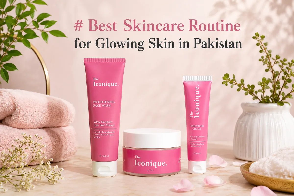 The Iconique skincare products for a glowing skin routine in Pakistan
